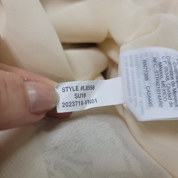 Madewell Women T Back Floral Halter Neck Midi Dress Size 14 Painted Blooms Pink - Picture 11 of 15